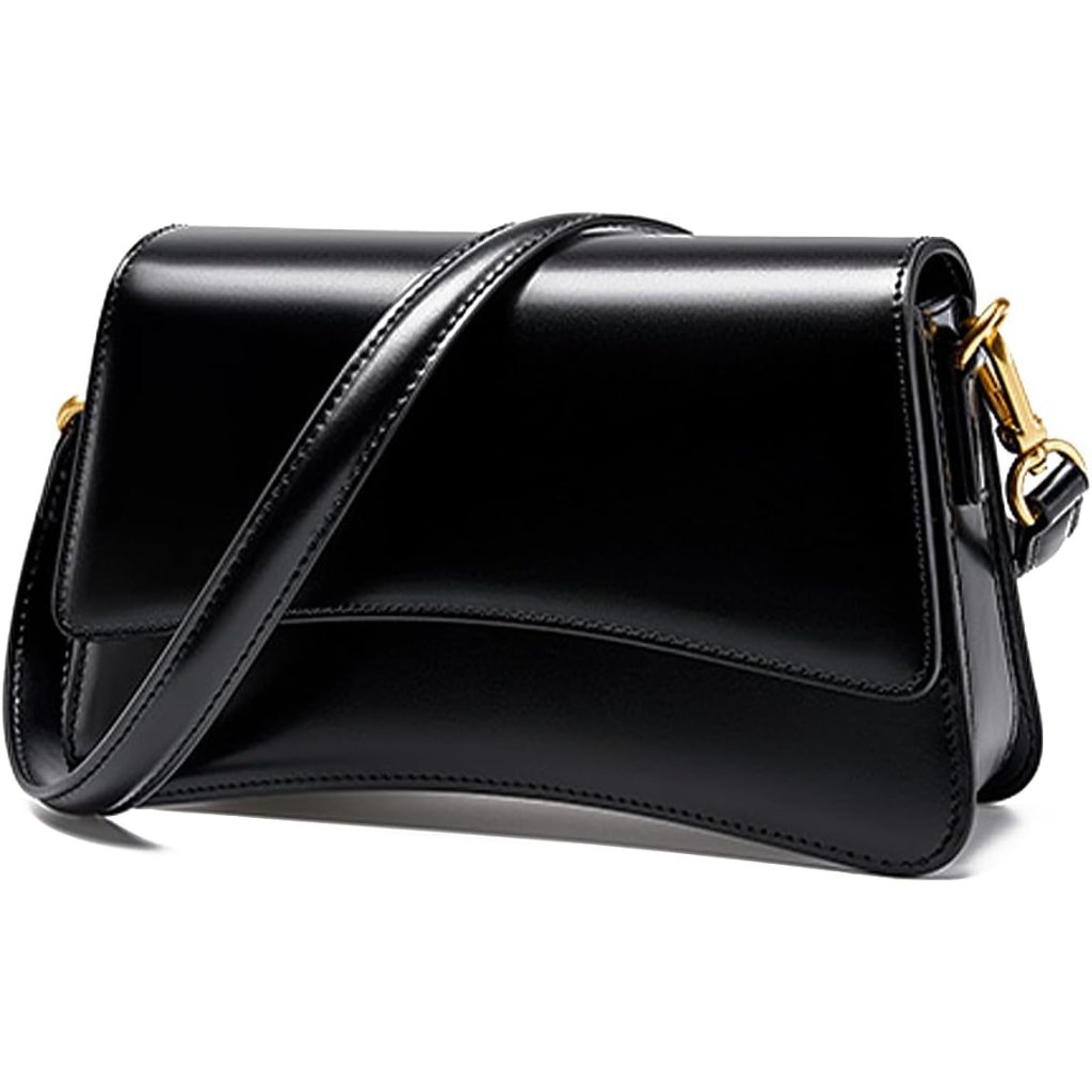 Women Genuine Leather Crossbody Bag Adjustable Lightweight Vintage Satchel